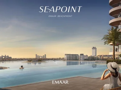 Edificio de apartamentos 1BR | Seapoint | Emaar Beachfront 