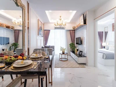 Zespół mieszkaniowy Residential complex with a swimming pool and restaurants, 1 minute away from Jomtien Beach, Pattaya, Thailand