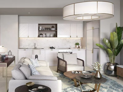 Complejo residencial High-rise waterfront residence Vida Creek Beach with a hotel and a private beach, Dubai Creek Harbour, Dubai, UAE