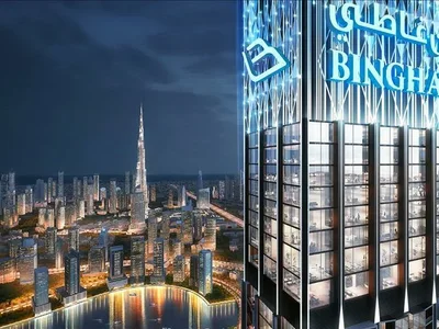 Жилой комплекс Элитная высотная резиденция Burj Binghatti Jacob с бассейном и спа-центром рядом с яхт-клубом, Business Bay, Дубай, ОАЭ