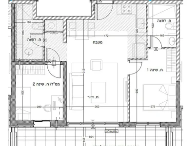 Quartier résidentiel Projet neuf dans 2 immeubles de 9 étages et 1 immeuble de 19 étages, kiriat hayovel jérusalem