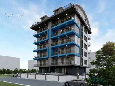 Dzielnica mieszkaniowa Central Alanya properties close to the beach of Mahmutlar
