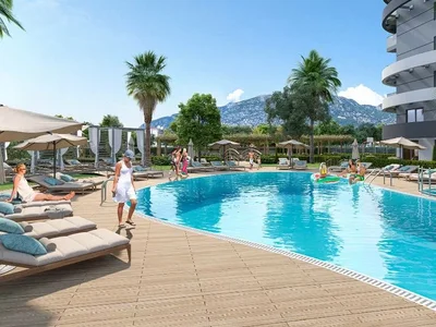 Dzielnica mieszkaniowa Modern apartment in the center of Mahmutlar, Alanya