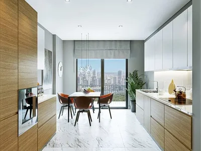 Zespół mieszkaniowy New residence with a swimming pool and green areas near a metro station, Istanbul, Turkey