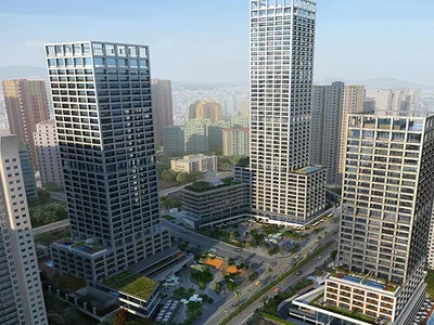 Residential complex Modern Finance Center Towers