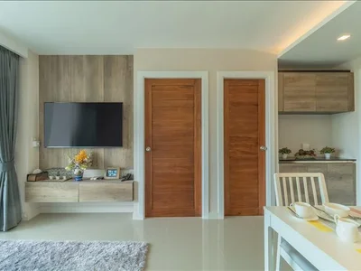 Zespół mieszkaniowy New residence with swimming pools and gardens at 250 meters from the coast, 10 minutes walk from the international school, Phuket, Thailand
