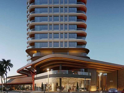 Residential complex New high-rise residence with swimming pools and green areas at 720 meters from the sea, Izmir, Turkey