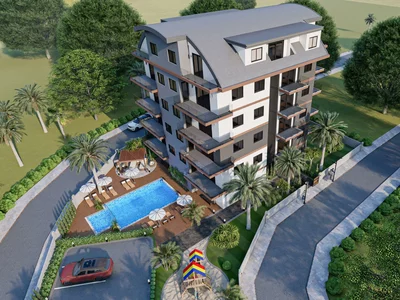 Wohnanlage Apartments in a residence with swimming pools, a children's playground and a fitness center, Oba, Turkey