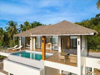 Residential complex Complex of villas with swimming pools and panoramic views, Samui, Thailand