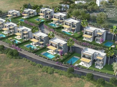 Complejo residencial Luxury complex of furnished villas at 400 meters from the sea, close to the center of Bodrum, Turkey