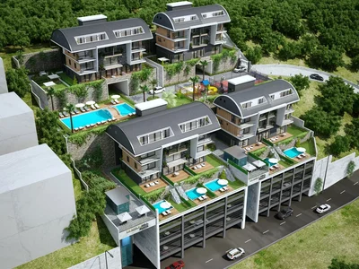 Residential complex Proekt klassa lyuks v krasivom meste Alani - rayon Tepe