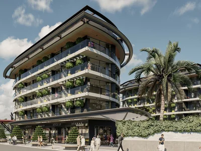 Zespół mieszkaniowy Residential complex with large spa centre, 350 meters to the sea, Oba, Alanya, Turkey