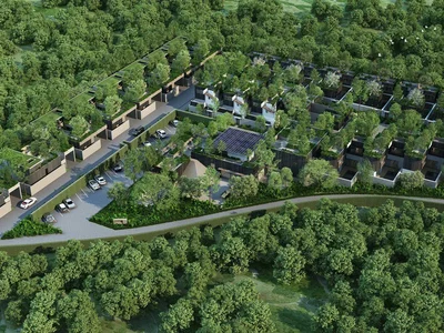 Complejo residencial New villas with swimming pools and gardens in a residence with a spa center, Phuket, Thailand