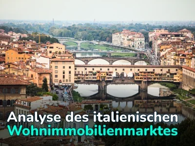 Analyse des italienischen Wohnimmobilienmarktes. Produktive Jahre 2021 und 2022 und Rückgang im Jahr 2023