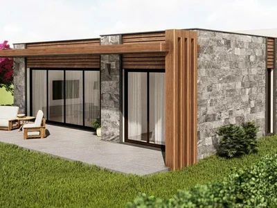 Zespół mieszkaniowy Villas with private gardens and car parks, with panoramic views of Bodrum and Gümbet Bay, Turkey