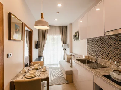 Zespół mieszkaniowy Turnkey apartments in a residential complex near Karon Beach, Muang Phuket, Phuket, Thailand