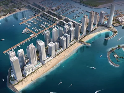 Wohngebäude Wohnungen mit direktem Meerblick und Ratenzahlung im Dubai Harbour