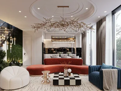 Zespół mieszkaniowy New complex of villas with swimming pools and terraces, Alanya, Turkey