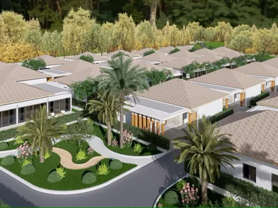 Zespół mieszkaniowy New residential complex of quality villas with swimming pools in Chaweng, Samui, Thailand