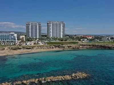 Zespół mieszkaniowy Seafront 5-star resort apartment with 3 bedrooms for sale in Paphos | Taysmond elite apartments in Cyprus