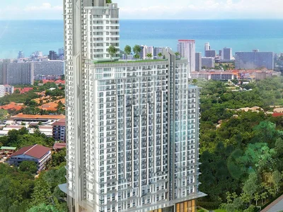 Zespół mieszkaniowy New high-rise complex with first-class infrastructure in Pattaya, Thailand