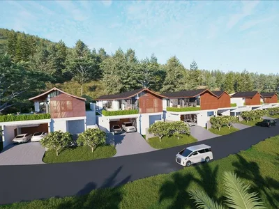Zespół mieszkaniowy New complex of villas with a picturesque view of the jungles close to Lamai Beach, Samui, Thailand