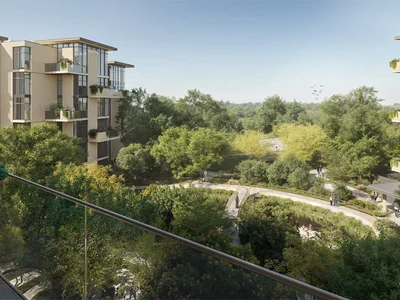 Residential complex Prestigious apartments in the new green complex Ghaf Woods, Dubai, UAE