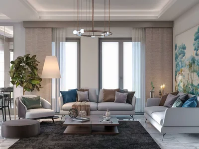 Complejo residencial New residential complex Terra Manzara with swimming pools and a picturesque view close to the sea and the historic center of Antalya, Turkey