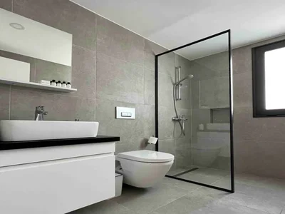 Residential complex Furnished studio 250 meters from the sea in the Cove Garden complex.