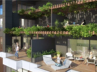 Zespół mieszkaniowy New residence with swimming pools and a green area on the first sea line, Istanbul, Turkey