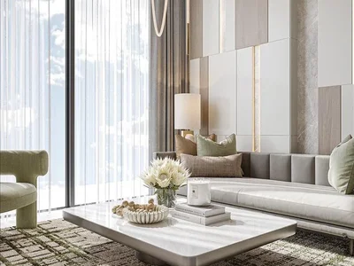 Complejo residencial New Provenza Residences with a roof-top swimming pool and a panoramic view in the prestigious area of JVC, Dubai, UAE