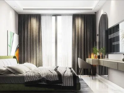 Zespół mieszkaniowy New residence with a swimming pool and a lounge area in the luxury area of Oba, Alanya, Turkey