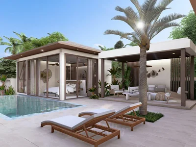 Complejo residencial New residential complex of furnished villas with pools in Maret, Samui, Thailand