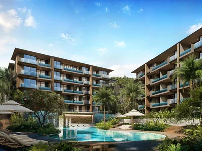 Zespół mieszkaniowy Furnished apartments in a new residential complex just 150 m from Patong Beach, Thailand