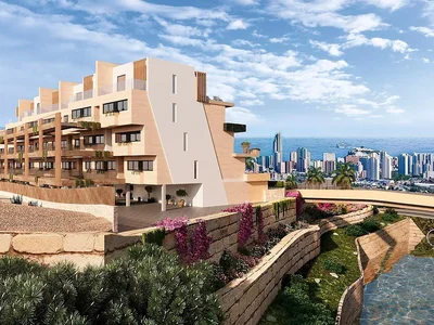 Immeuble Appartements de 2 chambres avec vue panoramique sur la mer à Finestrat