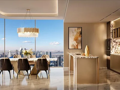 Residential complex New high-rise residential complex Trump Int Hotel & Tower with a private club, restaurants and a roof-top infinity pool, Al Wasl, Dubai