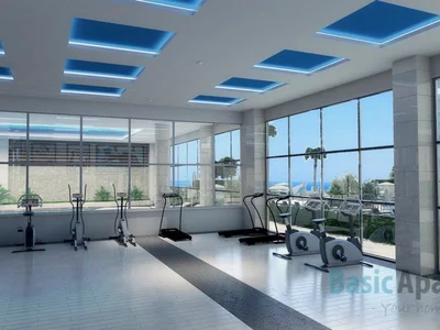 Barrio residencial Contemporary seafront apartment in Alanya