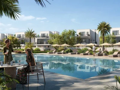Complexe résidentiel New Golf Lane Residence with a swimming pool and a golf course close to the airport, Emaar South, Dubai, UAE
