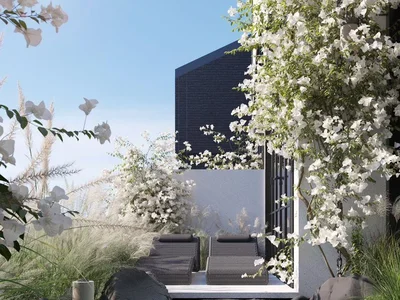 Residential complex New residential complex of furnished apartments in the center of Canggu, Bali, Indonesia