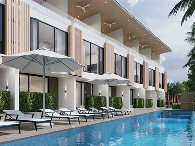 Residential complex Gated complex of townhouses with a swimming pool and a panoramic view close to the sea, Samui, Thailand