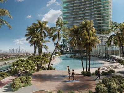 Apartment building 🌴 Laguna Residence by One Development – The UAE’s First Full AI-Lagoon Sanctuary in City of Arabia