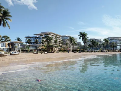 Wohnanlage New beachfront Rixos Beach Residences — Phase 2 with swimming pools, Dubai Islands, Dubai, UAE