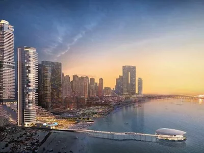 Wohnanlage FIVE LUX — high-rise residence by FIVE Holding with a hotel, restaurants and swimming pools on the first sea line in JBR, Dubai