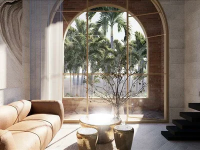 Wohnanlage Gated complex of furnished apartments with a swimming pool and a kindergarten, Bukit, Bali, Indonesia