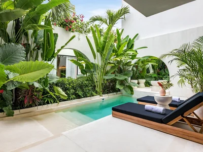 Zespół mieszkaniowy Prestigious fully equipped villas with swimming pools and recreation areas in Tibubeneng, Bali, Indonesia