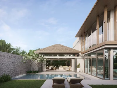 Zespół mieszkaniowy First class residential complex of villas with swimming pools and excellent infrastructure in Choeng Thale, Phuket, Thailand