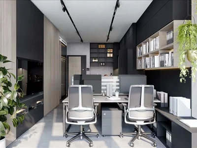 Complexe résidentiel New complex of home offices with around-the-clock security on E-5 Highway, Istanbul, Turkey
