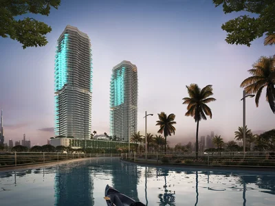 Edificio de apartamentos 🌴 Laguna Residence by One Development – The UAE’s First Full AI-Lagoon Sanctuary in City of Arabia