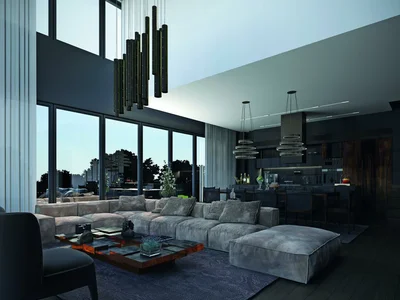 Complexe résidentiel Luxury residence with a swimming pool, a kids' playground and a cinema in the center of Istanbul, Turkey