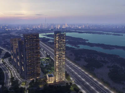 Zespół mieszkaniowy Premier residential development The Element with a wide range of amenities in Sobha One area, Dubai, UAE